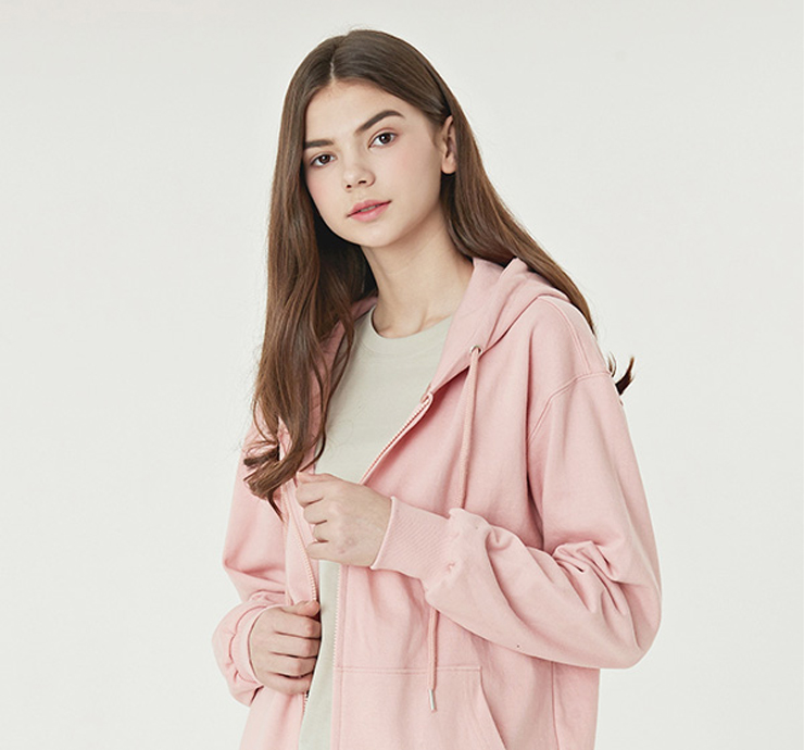 시그니처 후드 집업