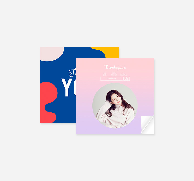 빅사각형 스티커