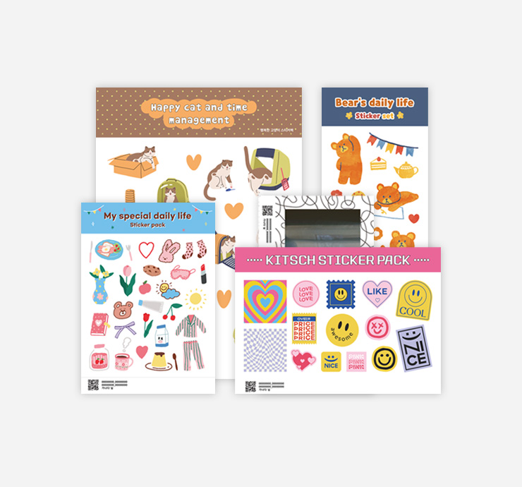 자유칼선 판스티커