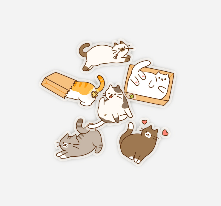 투명 칼선 스티커(자유형)